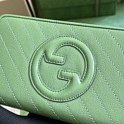 Gucci Blondie Zip-around Wallet Green Size 11 x 19.5 x 3 cm - 2