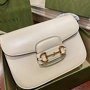 Gucci 1955 Horsebit Bag White Size 25 x 18 x 8 cm - 6