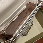 Gucci 1955 Horsebit Bag White Size 25 x 18 x 8 cm - 3