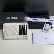 Chanel White Caviar Card Case Size 12 x 7.5 x 2.5 cm - 4