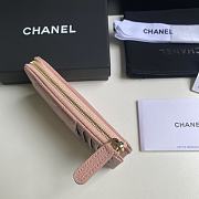 Chanel Pink Caviar Card Case Size 12 x 7.5 x 2.5 cm - 6