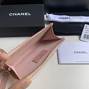 Chanel Pink Caviar Card Case Size 12 x 7.5 x 2.5 cm - 5