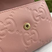 Gucci Pink GG Leather Wallet Size 9.5 x 11 x 3 cm - 2