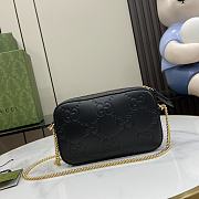 Gucci GG Super Mini Shoulder Bag Black Size 18 x 11 x 4 cm - 3