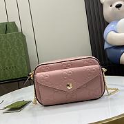 Gucci GG Super Mini Shoulder Bag Pink Size 18 x 11 x 4 cm - 1