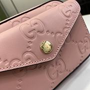 Gucci GG Super Mini Shoulder Bag Pink Size 18 x 11 x 4 cm - 5