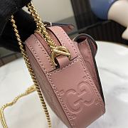 Gucci GG Super Mini Shoulder Bag Pink Size 18 x 11 x 4 cm - 2