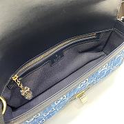  Gucci Luce Small Shoulder Bag Blue Size 27.5 x 12.5 x 6.5 cm - 2