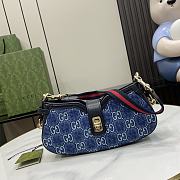 Gucci Moon Side Shoulder Bag Blue Size 12 x 24 x 5 cm - 1