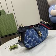 Gucci Moon Side Shoulder Bag Blue Size 12 x 24 x 5 cm - 6