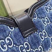 Gucci Moon Side Shoulder Bag Blue Size 12 x 24 x 5 cm - 3