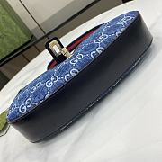 Gucci Moon Side Shoulder Bag Blue Size 12 x 24 x 5 cm - 2