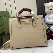 Gucci Diana Large Tote Bag Light Apricot Size 35 x 30 x 14 cm - 1