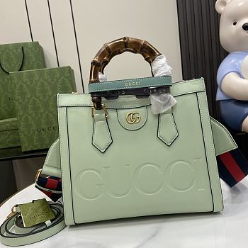 Gucci Diana Large Tote Bag Light Green Size 35 x 30 x 14 cm