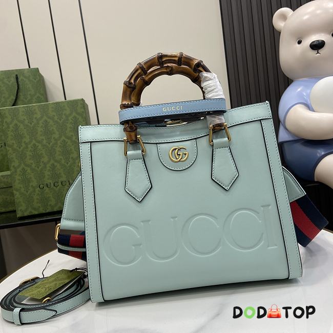 Gucci Diana Large Tote Bag Light Blue Size 35 x 30 x 14 cm - 1