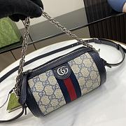 Gucci Ophidia Small Shoulder Bag Blue Size 18.5 x 10 x 10 cm - 3