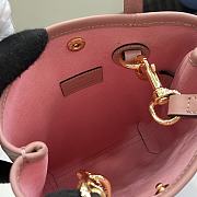 Gucci GG Super Mini Bag With Strap Pink Size 15 x 20 x 5 cm - 6