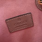 Gucci GG Super Mini Bag With Strap Pink Size 15 x 20 x 5 cm - 3