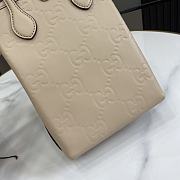 Gucci GG Super Mini Bag With Strap Beige Size 15 x 20 x 5 cm - 5