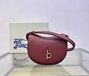 Burberry Mini Rocking Horse Saddle Bag Red Size 19 × 6 × 16 cm - 1