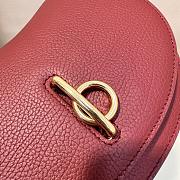 Burberry Mini Rocking Horse Saddle Bag Red Size 19 × 6 × 16 cm - 3