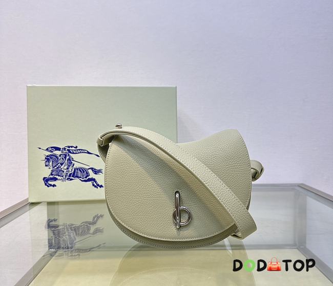 Burberry Mini Rocking Horse Saddle Bag Beige Size 19 × 6 × 16 cm - 1