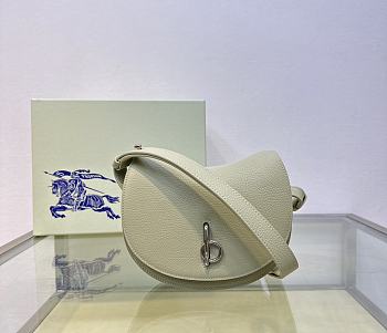 Burberry Mini Rocking Horse Saddle Bag Beige Size 19 × 6 × 16 cm