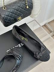 Chanel Black Ballet Flats - 2