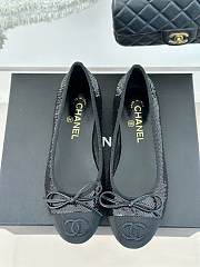 Chanel Black Ballet Flats - 5