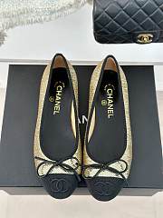 Chanel Beige Ballet Flats - 3