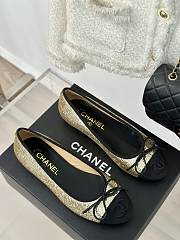 Chanel Beige Ballet Flats - 4