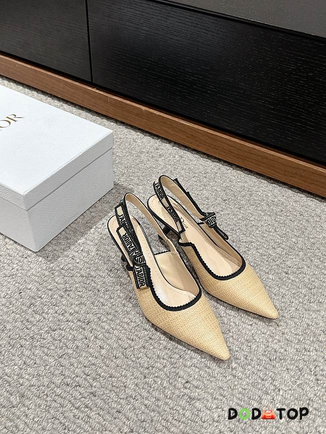 Dior J’adior Slingback Pump Black/Beige 6.5 cm - 1