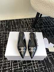 Celine Low-heeled Arc de Triomphe Shiny Leather - 4