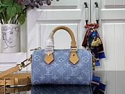 Louis Vuitton Nano Speedy Bag M11212 Light Blue Size 16 x 10 x 7.5 cm - 1