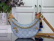 Louis Vuitton Loop Moon Bag M81098 Light Blue Size 23 x 13 x 6 cm - 1