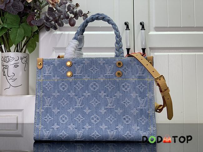 Louis Vuitton Onthego Tote Bag M24897 Light Blue Size 28 x 23 x 10.5 cm - 1