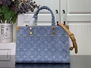 Louis Vuitton Onthego Tote Bag M24897 Light Blue Size 28 x 23 x 10.5 cm - 1