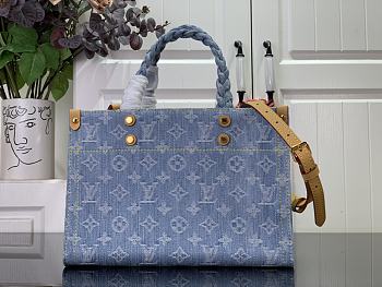 Louis Vuitton Onthego Tote Bag M24897 Light Blue Size 28 x 23 x 10.5 cm