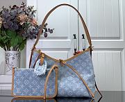 Louis Vuitton Carryall Handbag M11462 Light Blue Size 29 x 24 x 12 cm - 1