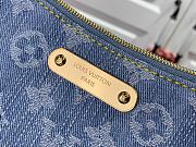 Louis Vuitton Liv Pochette Handbag M83532 Light Blue Size 24.5 x 13.5 x 6.5 cm - 4