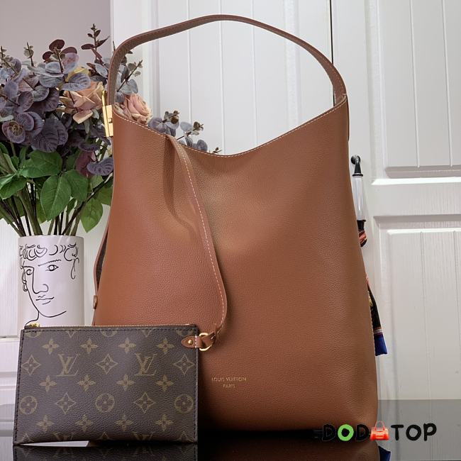 Louis Vuitton Low Key Hobo Medium Handbag M24974 Brown Size 31 x 35 x 18 cm - 1