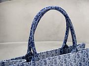 Dior Book Tote Denim Medium Size 36.5 x 27 x 16 cm - 2