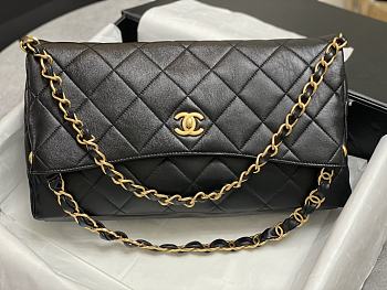 Chanel 24 Hobo Black Bag Size 24 × 36 × 9 cm