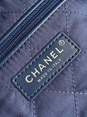 Chanel 22 Denim Garbage Bag Size 35 x 37 x 7 cm - 6