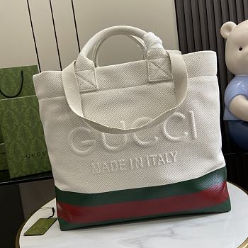 Gucci Men's Tote Bag White Size 40 x 38 x 17 cm