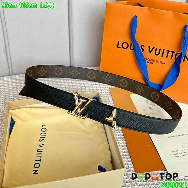 Louis Vuitton LV Belt Gold/Silver 3.0 cm - 1