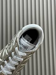 Chanel Low-Top Sneakers Gold - 6