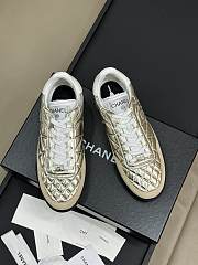 Chanel Low-Top Sneakers Gold - 5