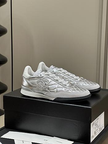 Chanel Low-Top Sneakers Silver