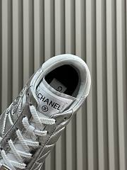 Chanel Low-Top Sneakers Silver - 2